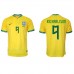 Maillot de foot Brésil Richarlison #9 Domicile vêtements Monde 2022 Manches Courtes